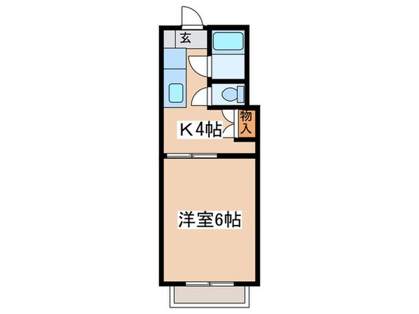 カントリーハイツの物件間取画像